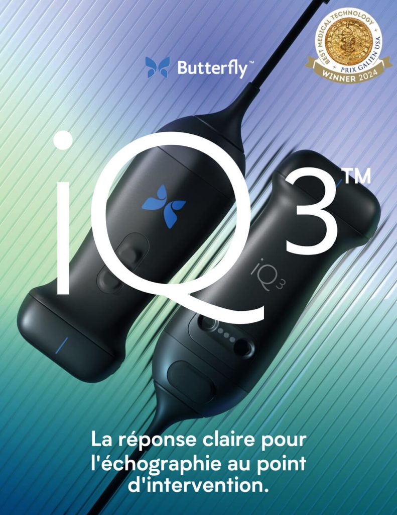 Brochure Butterfly iQ3 — échographe portable multi-usage en France